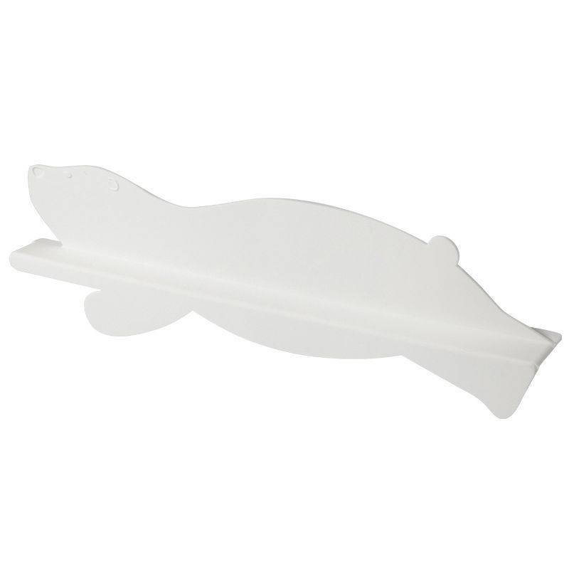 Kitchen Sink Water Splashing Guard Silicone Water Splatter Guard with Suction Cup for Dishes Washing White Bear