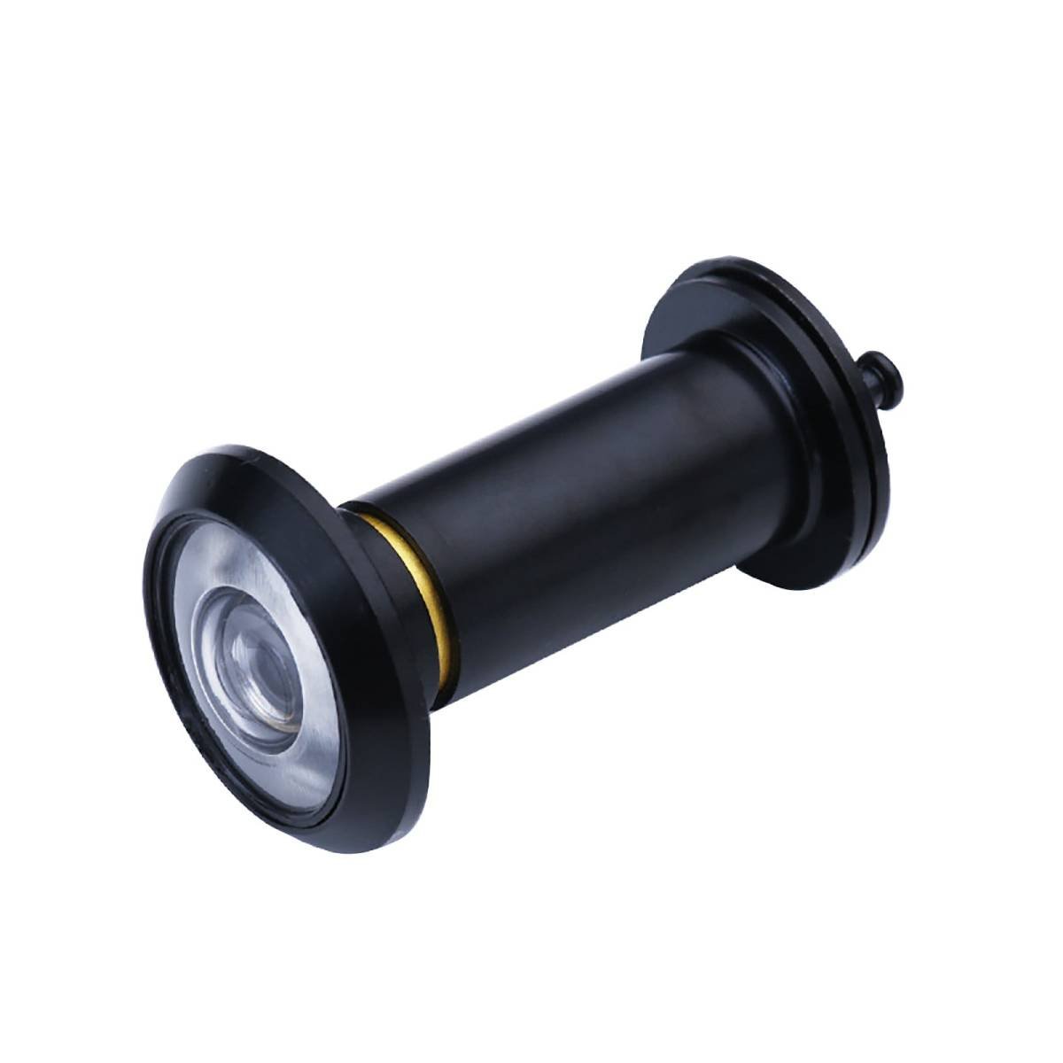 Black Cat-Eye Door Mirror JWDX, 1x Cat-Eye Door Mirror Home Optical Glass 220 Wide Angle Peephole Door Scope Viewer Door Viewer Door Scope with Heavy Duty Privacy Cover Wide Viewing Peephole One Size Black