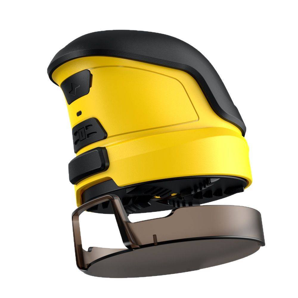 Battery Operated Windscreen Defroster  Handheld Snow Scraper for Car, Cordless Snow Remover, Portable De-ice Tool（yellow）