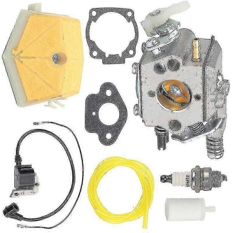 (Special Offers!) Carburetor Kit for Husqvarna 50 51 55 61 254 257 261 262 Chainsaw Walbro Wt170 Carburetor Spark Plug Fuel Filter Carburetor New – Max
