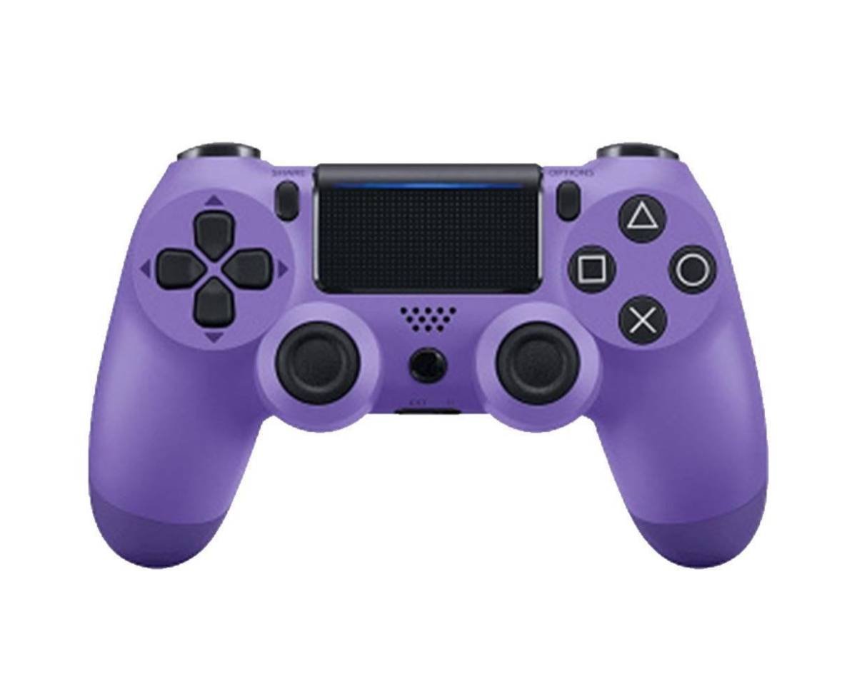 Wireless Game Controller Ps4 Controller Bluetooth Dual Head Head Handle Joystick Game Pad For The Game Console 4 - Electric light purple