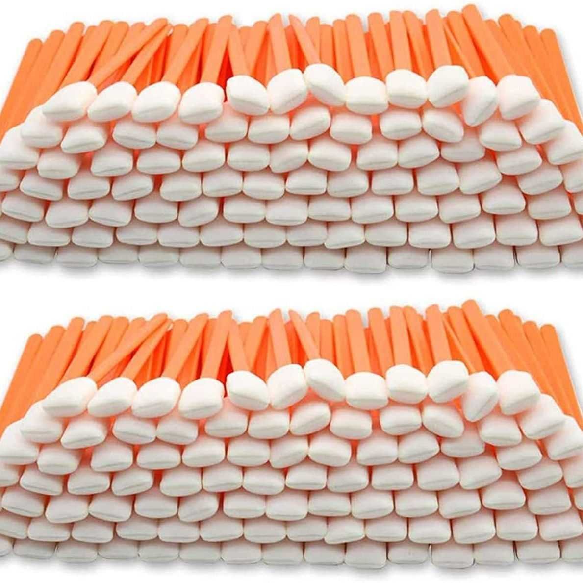 Dust-free Cotton Swabs Orange